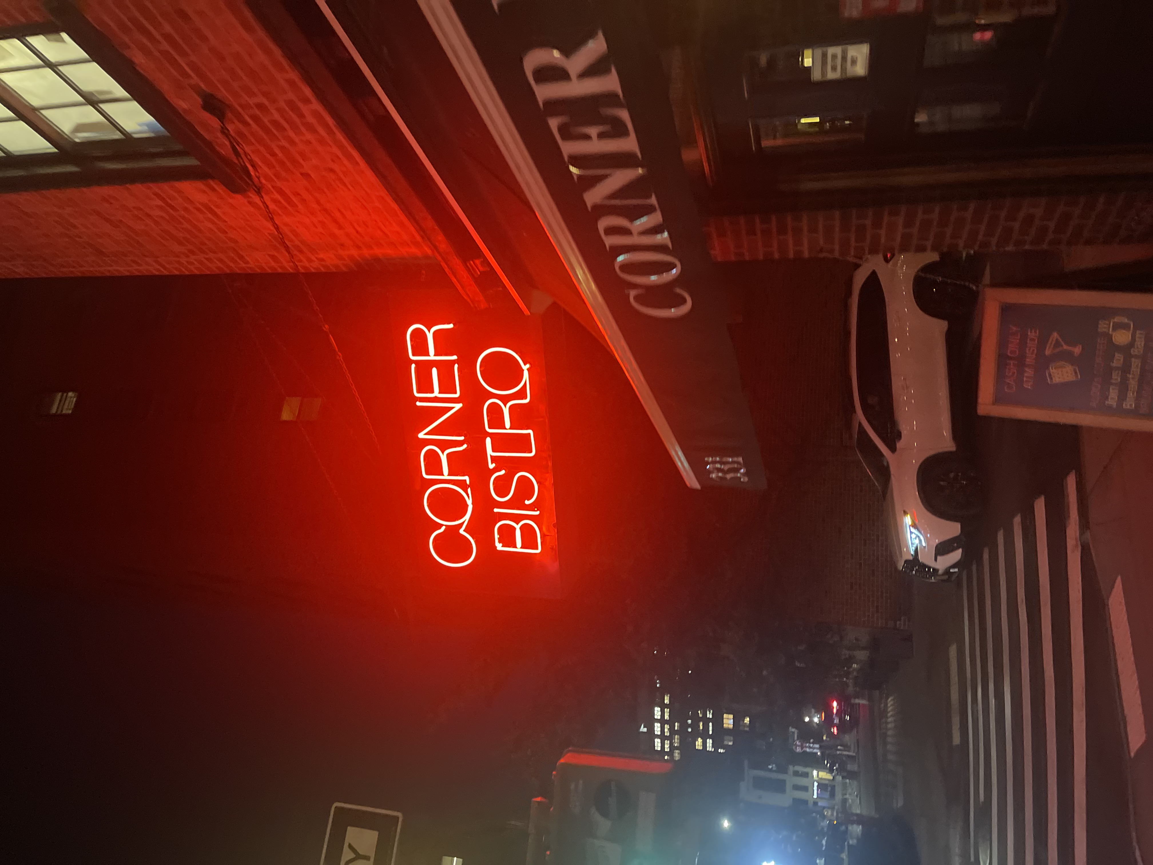 Storefront of Corner Bistro